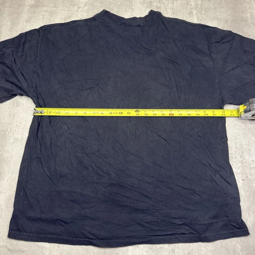 Vintage American Steel T-Shirt Mens XXL Black Eagle Motorcycle Graphic Tee Bike